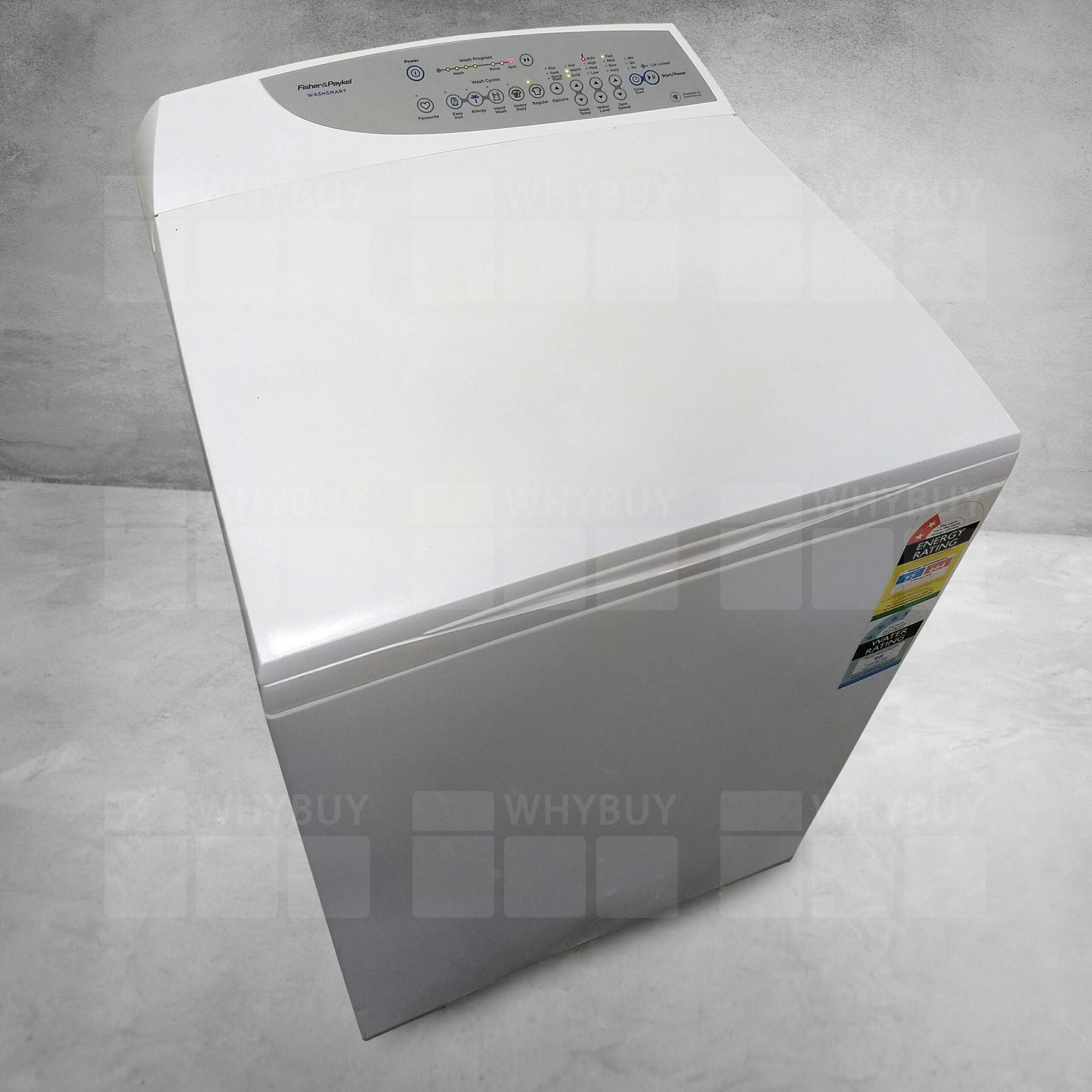 8kg Fisher Paykel toploader washing machine Whybuy