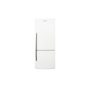 A Fisher and Paykel E442B 442L right hand hinge fridge with its doors closed