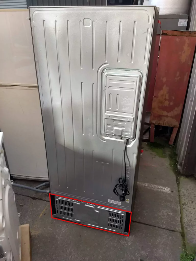 Transporting a discount fridge freezer