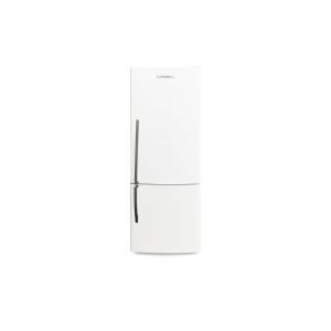 A Fisher and Paykel E402B 403L right hand hinge fridge with its doors closed