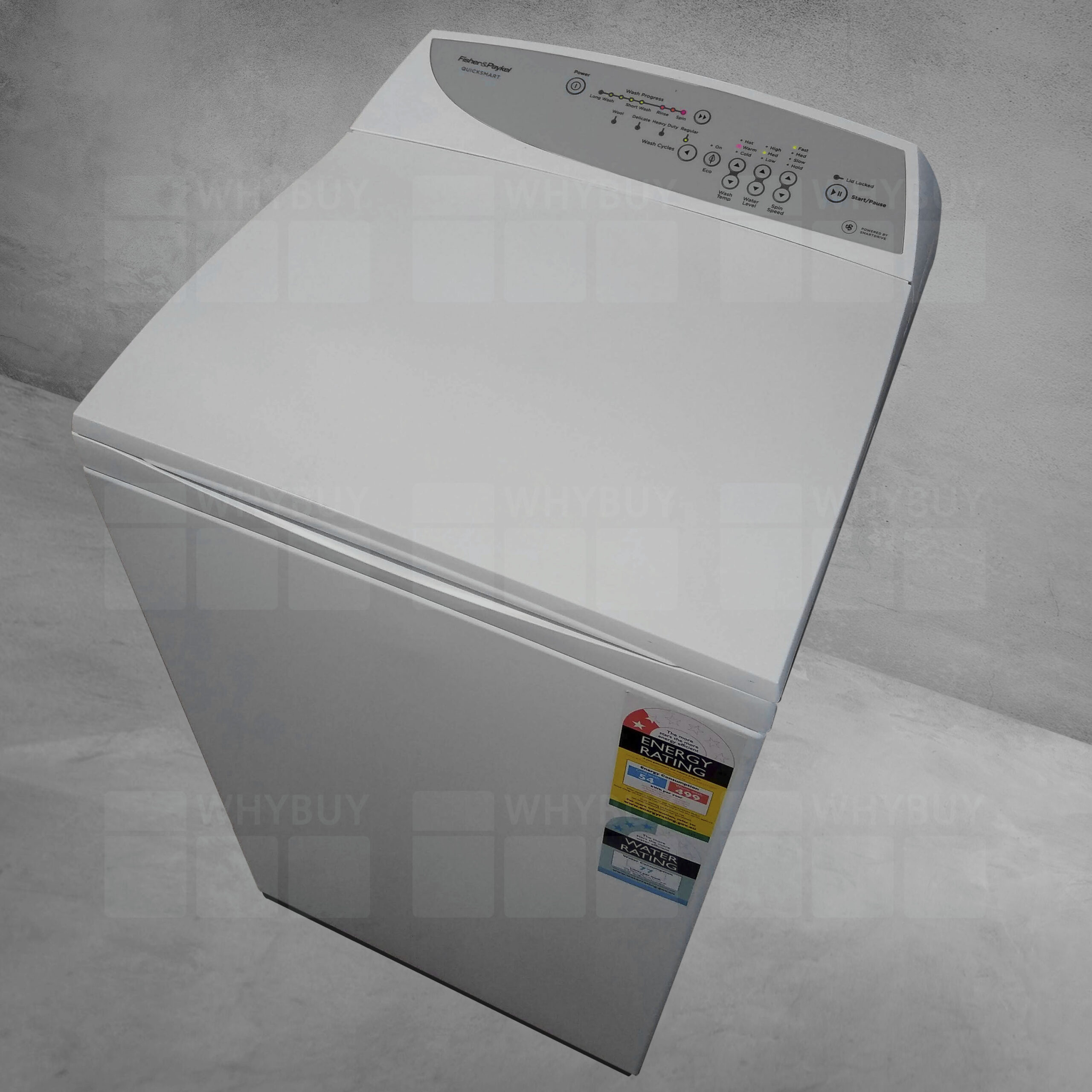 5.5kg Fisher Paykel toploader washing machine Whybuy
